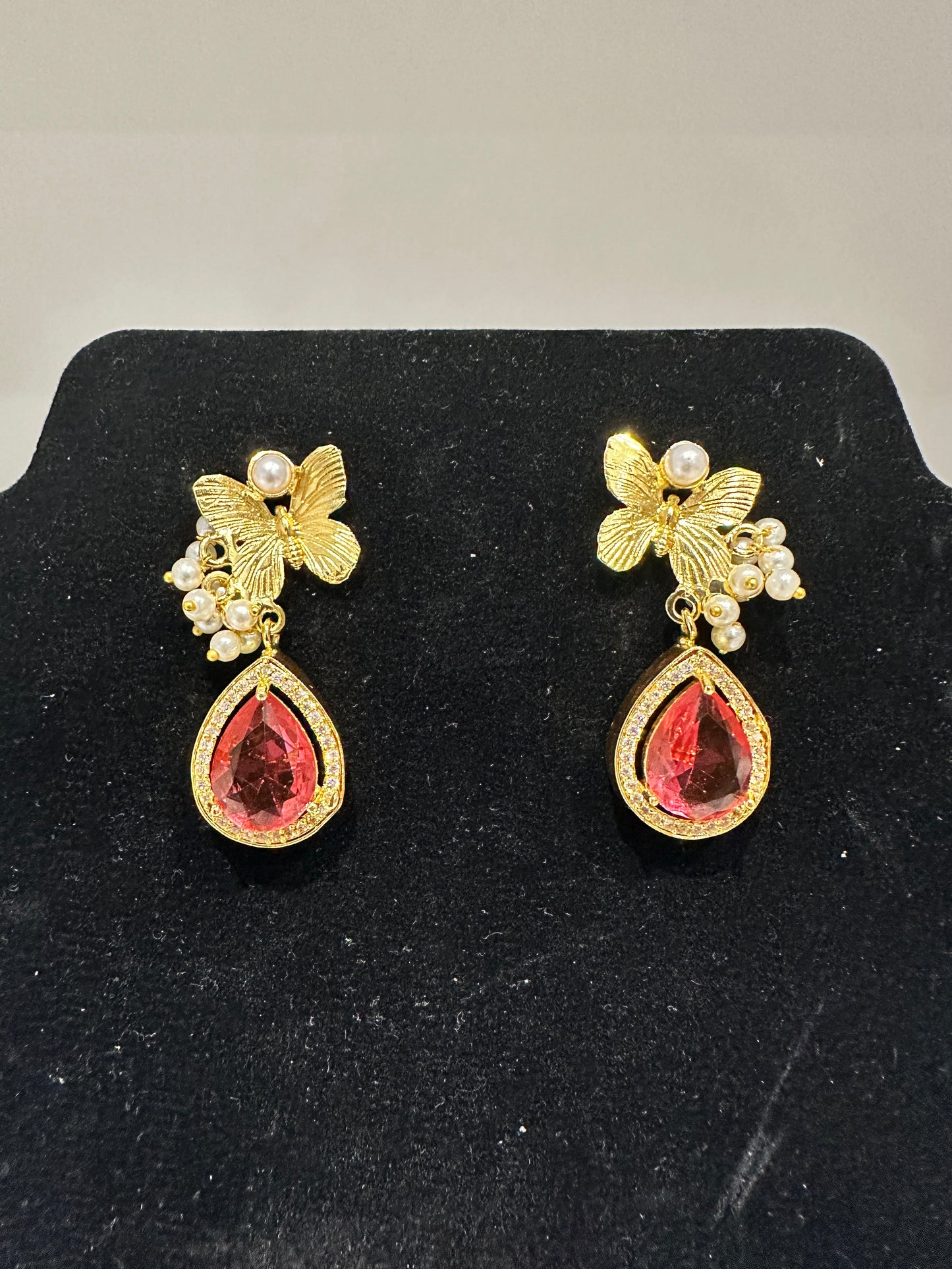 Butterfly Pear Earrings