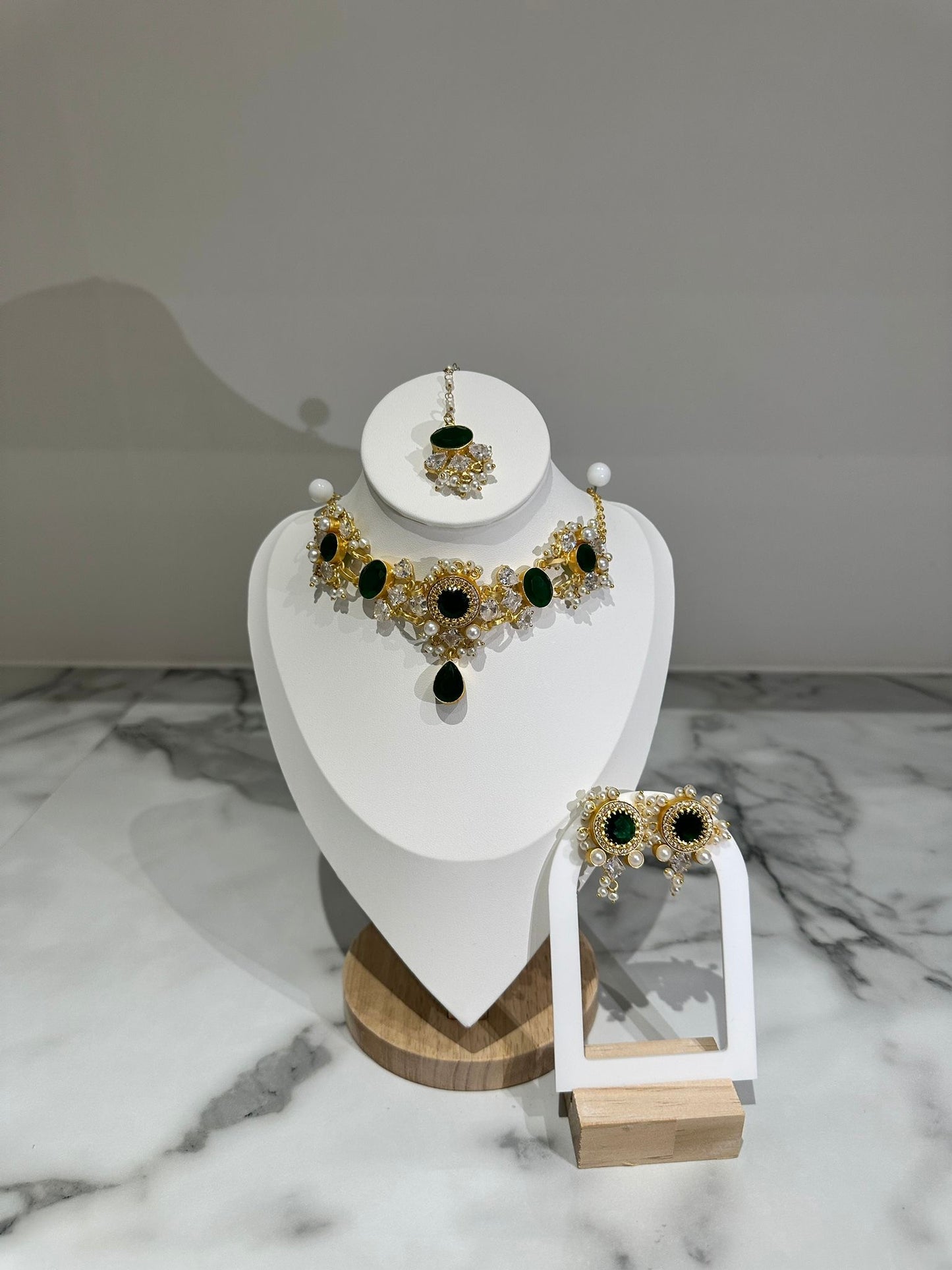 Bridesmaid Emerald Set