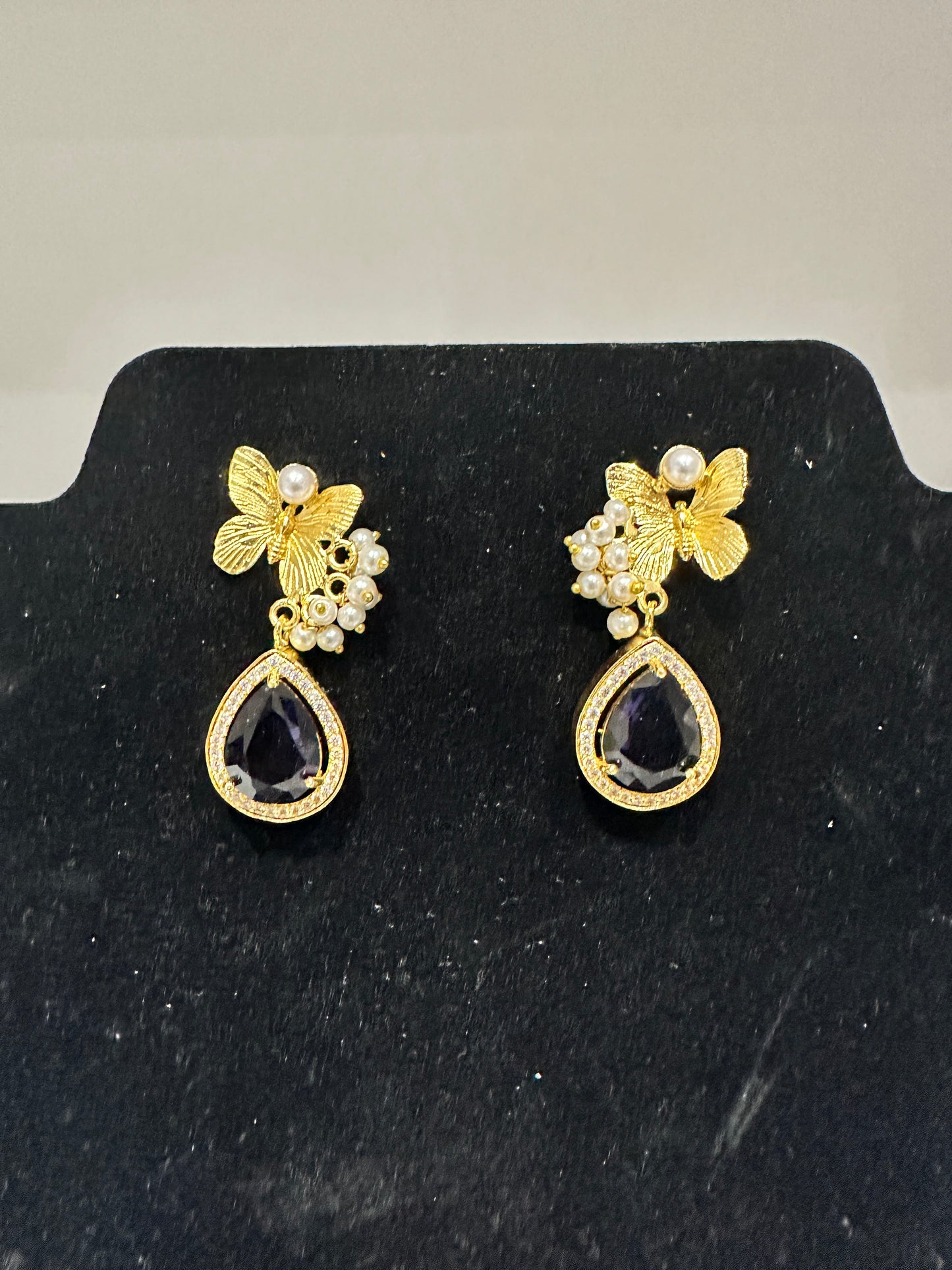 Butterfly Pear Earrings