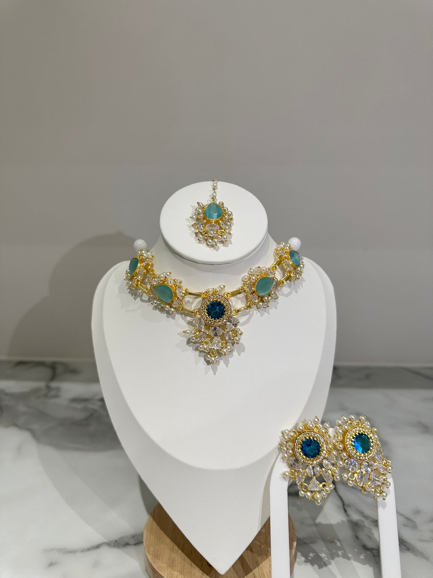 Light Blue Bridesmaid Set