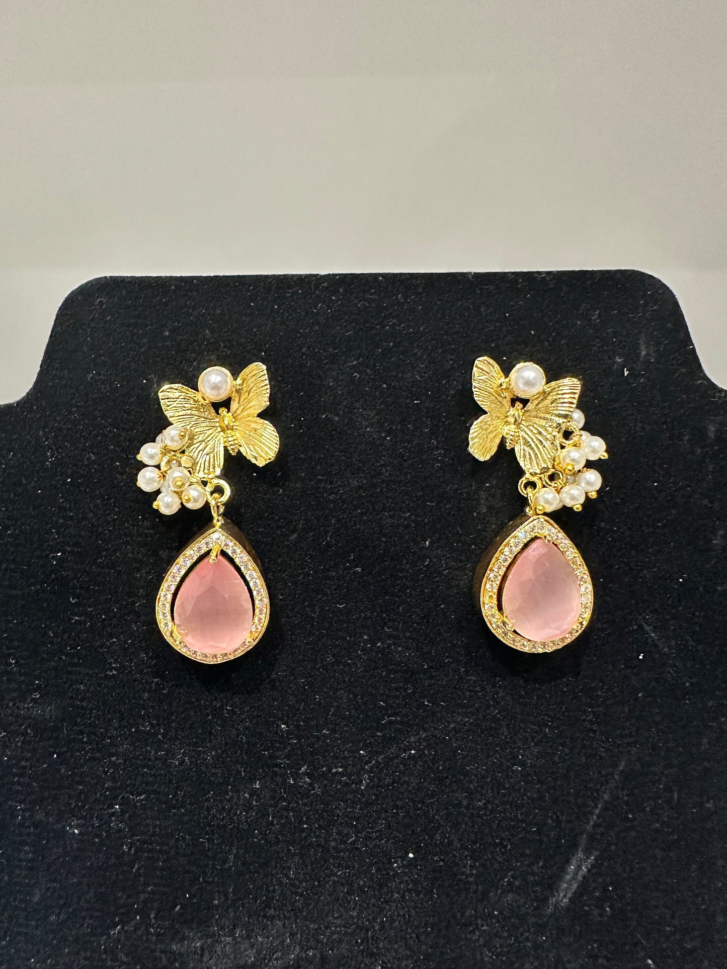Butterfly Pear Earrings