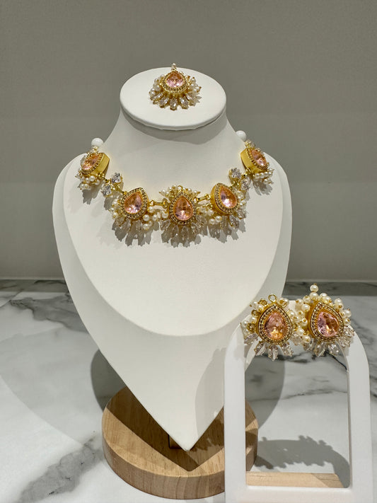 Meher Set in Light Pink