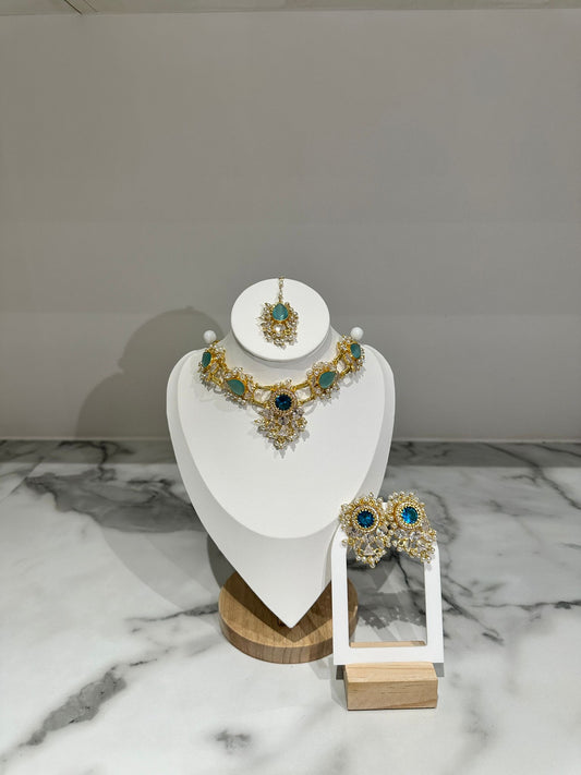 Light Blue Bridesmaid Set