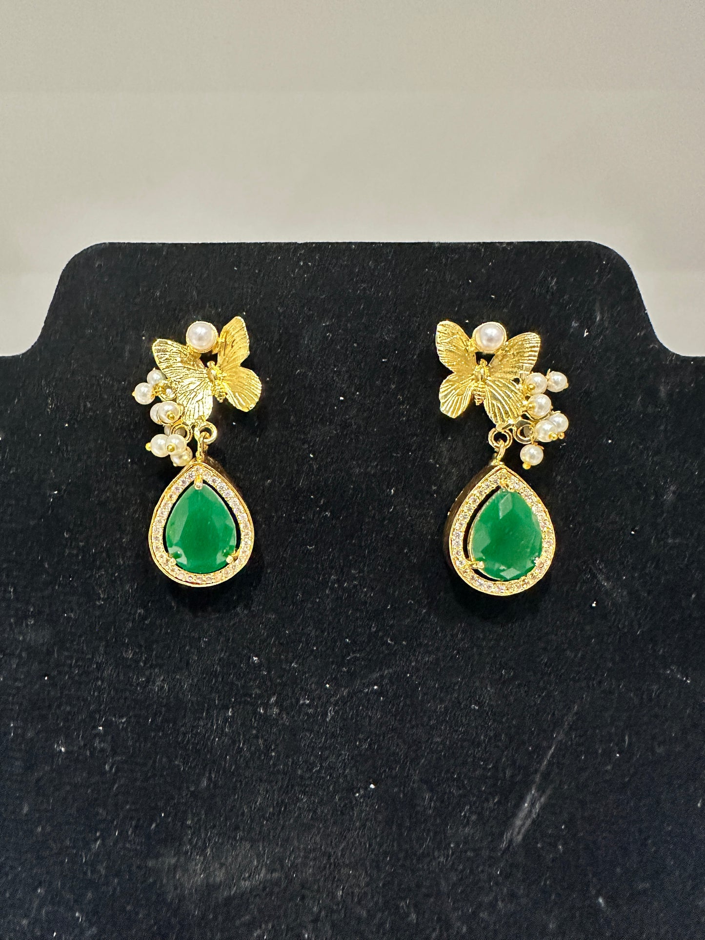 Butterfly Pear Earrings