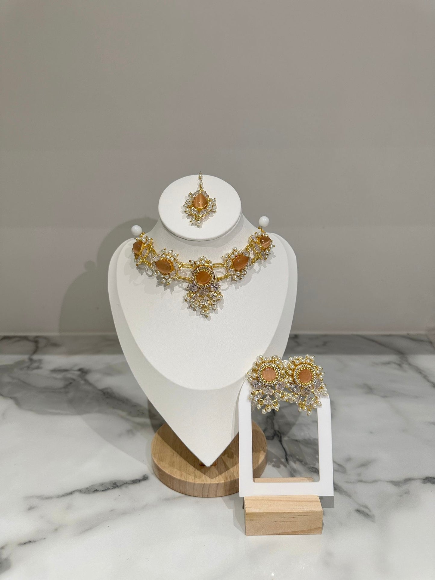 Peach Bridesmaid Set