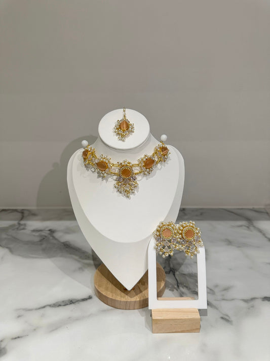 Peach Bridesmaid Set