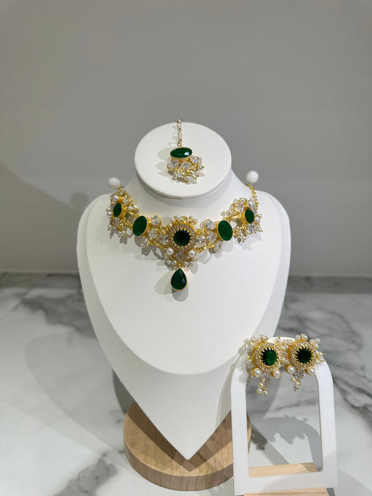 Bridesmaid Emerald Set