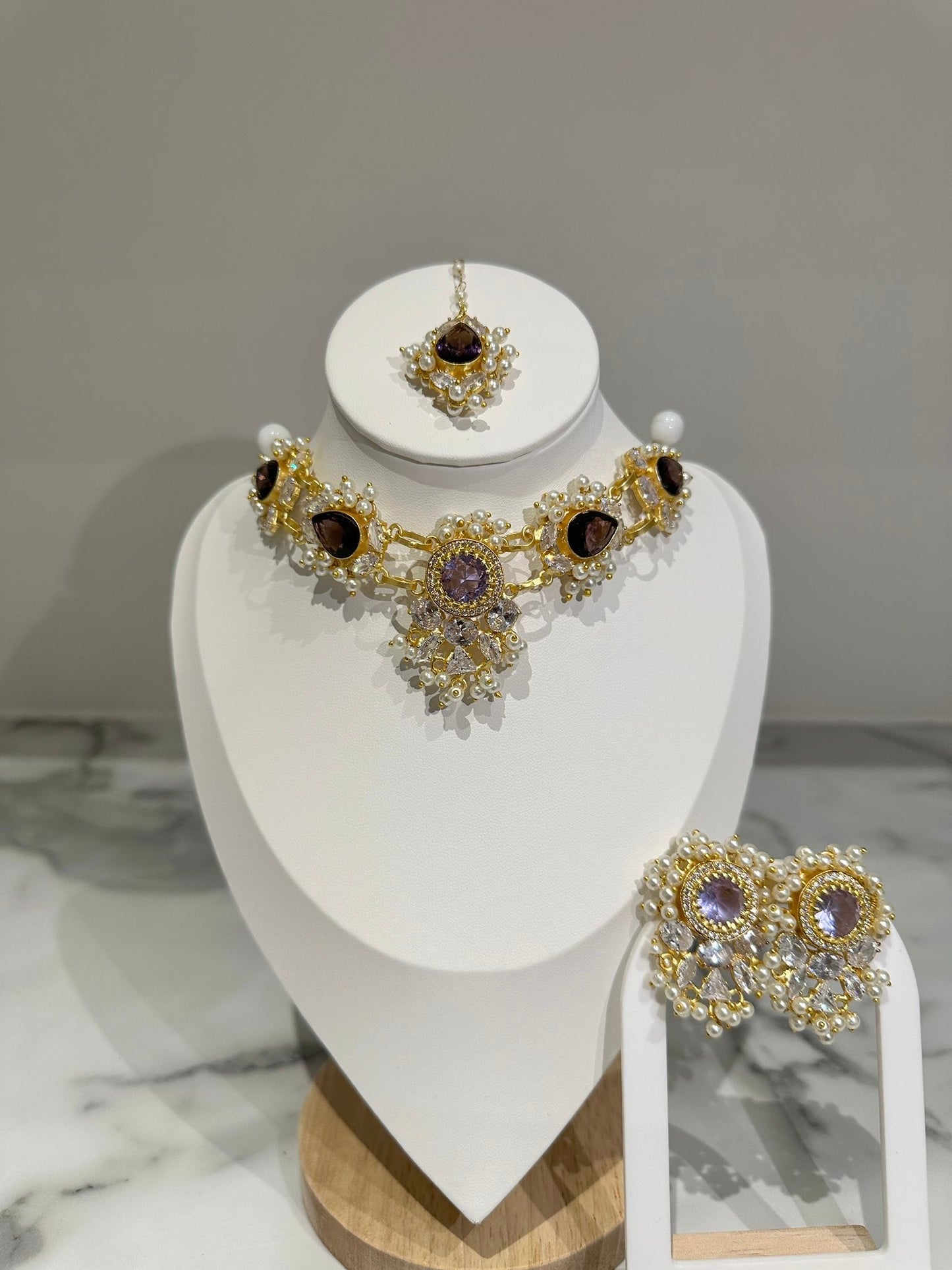 Purple Bridesmaid Set