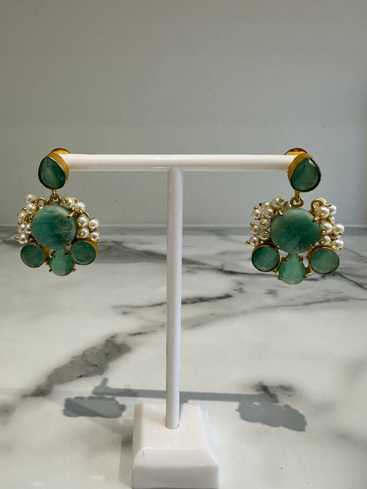 Mint Green Earrings